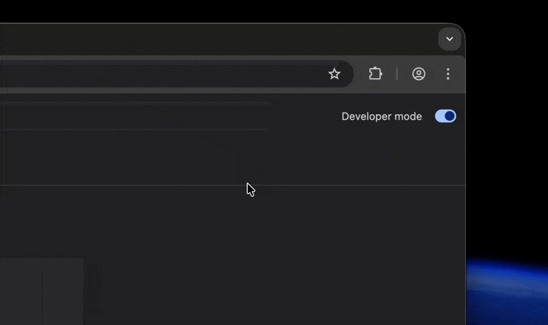 Pin the extension and start using