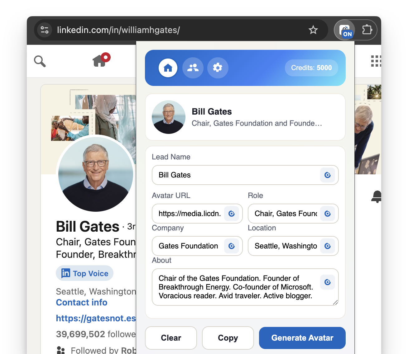 Avatar Intelligence preview
